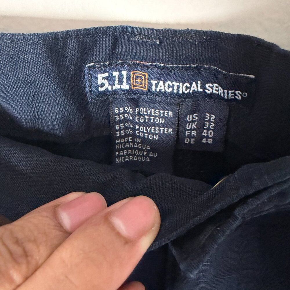 2/$30 5.11 Tactical Series Navy Men's Pro 11" Ripstop Short 32 - Picture 4 of 4